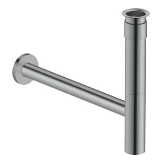 Duravit Design-Siphon für Waschtische, Edelstahl gebürstet