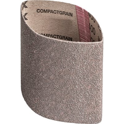 PFERD TOOLS Compactkorn Schleifband BA 100x282 mm A400 CK für Feinschliff für Walze Ø 90x100mm