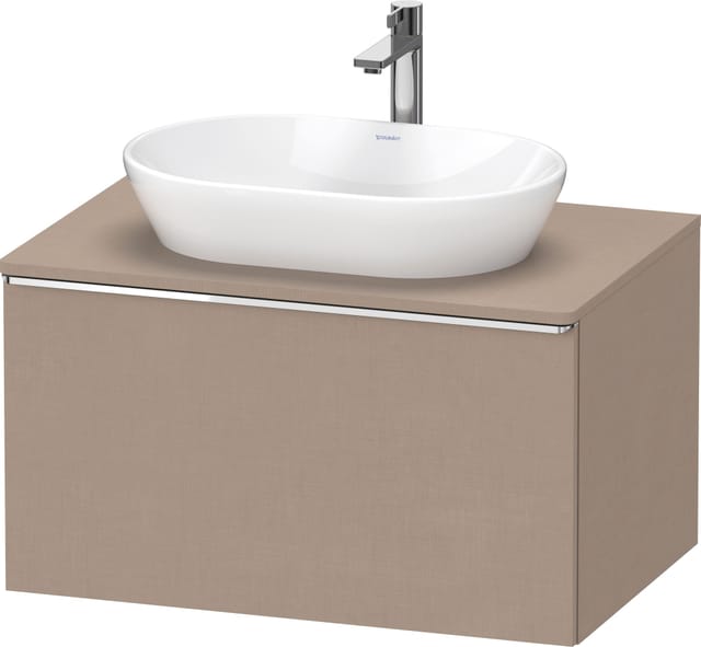 Duravit Waschtischunterschrank D-Neo 80x55cm, ch/Lein, 1 A, 1 Pl, wandhängend
