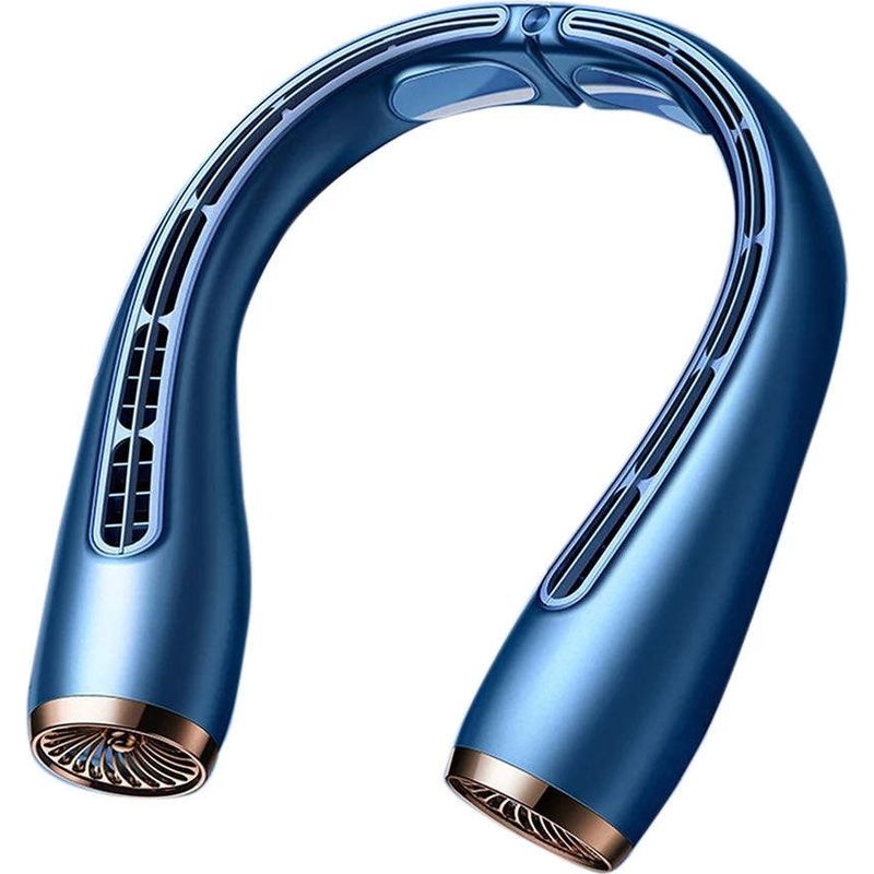 Tragbarer, Klingenloser Nackenventilator, Wiederaufladbar, 4000 Mah.