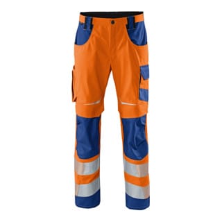 Kübler Hose REFLECTIQ PSA 2 warnorange/kbl.blau Form 2207 Größe 28K