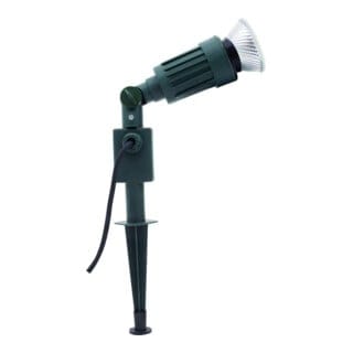 REV Erdspieß mit Gartenspot 1-fach IP44 1,4m 1xE27 grün