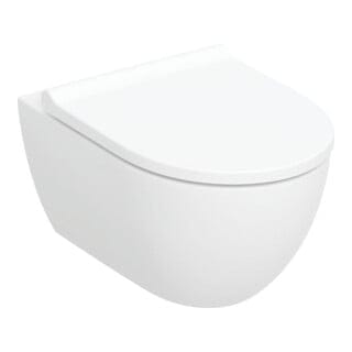 Geberit Wand-WC, Tiefspüler-Set Acanto 36x38,5x53,5cm, 4,5 l, geschlossen, weiß