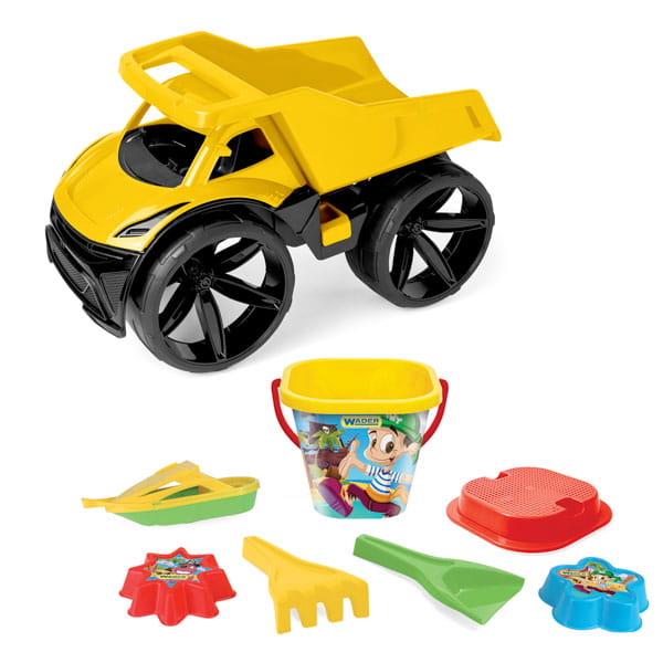 Maximus Gelber Kipper + Sandset 7-teilig 64032