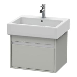 Duravit Waschtischunterschrank Ketho 55x44cm, betongr ma, 1 Ausz., wandhängend