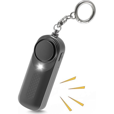 Persönlicher Anti-überfall-alarm Mit 130 Db, Sirene Und Led-licht – Sicherheit Für Frauen, Kinder Und Ältere Menschen