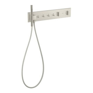 hansgrohe Fertigset ShowerComposition UP-THM, 4 Verbraucher, Edelstahl-Optik