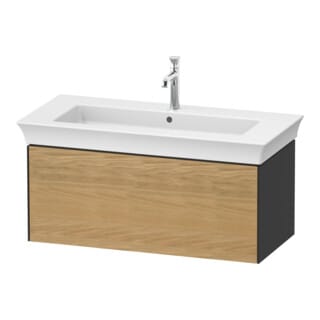 Duravit Waschtischunterschrank White Tulip 98,4x45,8cm, E N m/gra g, 1 Ausz., wandhängend