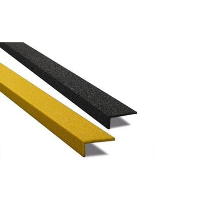 Moravia Antirutschwinkel schwarz Kante gelb 230 x 600 x 30 mm