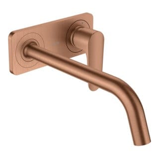 hansgrohe Fertigset Axor Citterio M UP-Waschtisch-Einhebelmischer, A 227mm, m Pl., brush. r gol