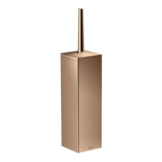 hansgrohe Bürste Axor Uni. Rectangular m Deckel, Wandmontage, polished red gold