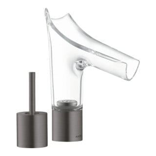 hansgrohe 2-Loch-Waschtischarmatur Axor Starck V 110 mit Ablaufgarnitur, brushed black chrome
