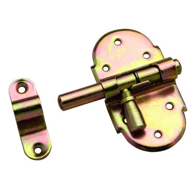 DENI Grendelriegel mit Schlaufe 1706,B69xL35mm silber, galv. verzinkt