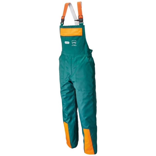 WATEX Schnittschutzlatzhose FJ Des.A,Cl.1,60,grün/orange