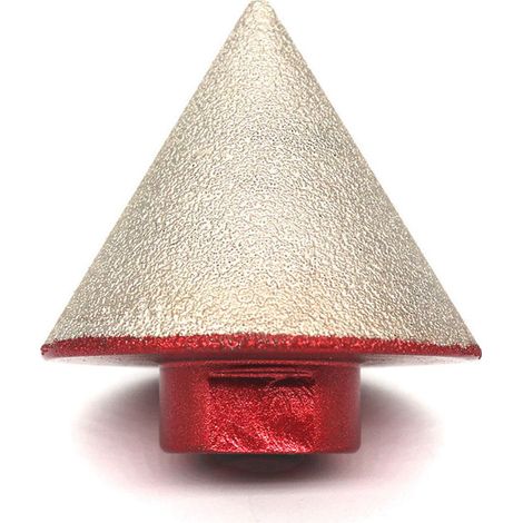 M14 Diamantbohrer Zum Bohren Von Stein, Keramik, Fliesen Und Glas. Kegelspitze, 48 Mm Durchmesser. Gewinde.