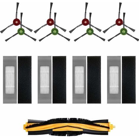 Vurahome - Ersatzbürstenfilter-zubehörset Für Ecovacs Deebot N8 N8+ N8 Pro N8 Pro+ Saugroboter (13-teilig)