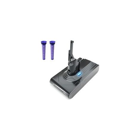 Stanew – 4500 Mah 21,6 V Akku Für Dyson V8, Absolute Animal, Fluffy Und Sv10 Staubsauger – Lithium-ionen-akku Mit 2 Filtern – Hohe Kapazität Und Sicherheit