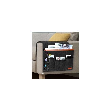 Hängende Filz-armlehnentasche – Organizer Mit 5 Fächern – Geeignet Für Sofas Und Sessel – Knitter- Und Farbbeständig