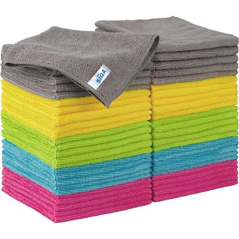 Mr.siga Mikrofasertuch, Allzweck-mikrofaserhandtuch, 50er-packung, Größe 30 X 30 Cm