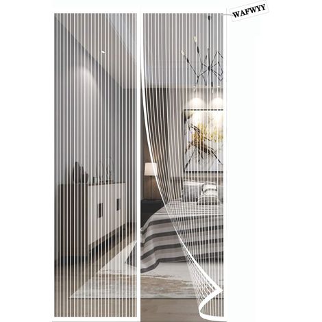 Magnetisches Fliegengitter Für Türen, Insektenschutz, Magnetische Montage Ohne Bohren, Magnetisches Moskitonetz, Komplettrahmen, 80 X 210 Cm