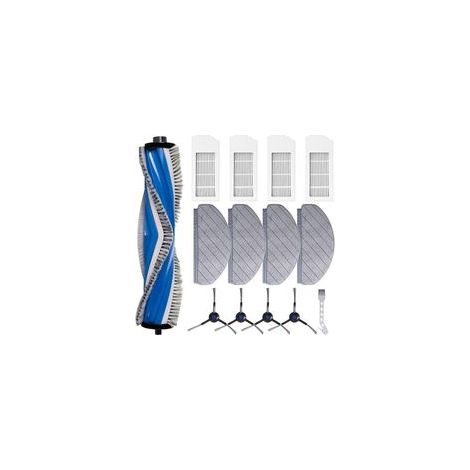 Alovez Zubehörset Für Ecovacs Deebot N20 / N20 Plus / N20 Pro Plus Saugroboter, 1 Hauptbürste, 4 Hepa-filter, 4 Chiffo