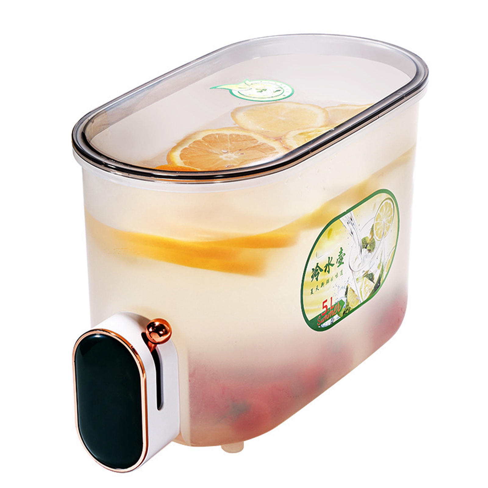 Wasserkocher Mit Zapfhahn, Lebensmittelechte Wasserkaraffe Aus Kunststoff, Teekanne Für Früchte, Limonadeneimer, Getränkebehälter Für Den Kühlschrank