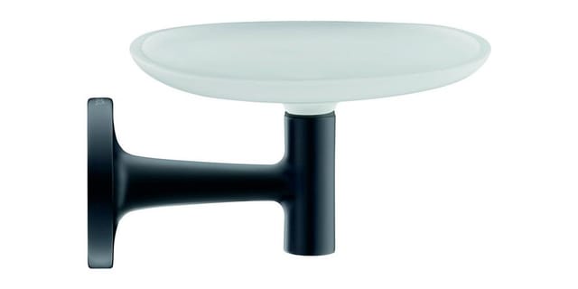 Duravit Seifenschale Starck T 14x11,9cm, Wandmont., Gl. we m, sw matt