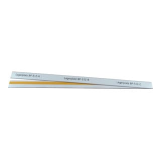 Eichner Selbstklebender Etikettenhalter aus PVC 80 x 1.000 mm