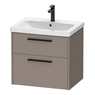 Duravit Waschtischunterschrank D-Code 63,4x55,5x46cm, 2 L, S, bas. ma, Gr. sw