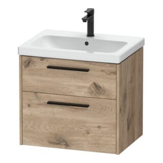 Duravit Waschtischunterschrank D-Code 63,4x55,5x46cm, 2 L, S, E Marmor, Gr. sw