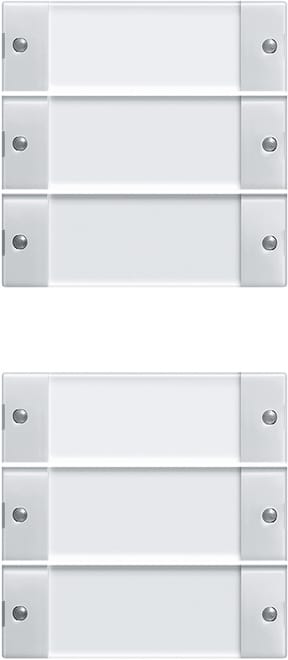 Gira Wippenset 6-fach rws/gl 213603