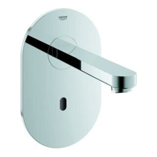 Grohe Fertigset Cosmopolitan E Bluetooth chr, Infrarot-Waschtischwandarmatur, o Misch., Trafo