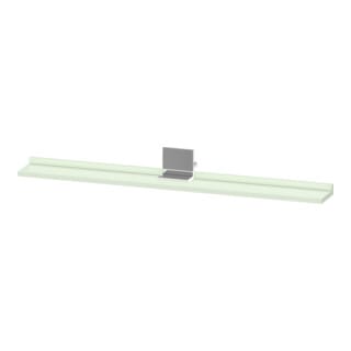 Duravit Spiegel-Ablage Sivida 105x65x3,6cm, grün Matt, montiert, chrom