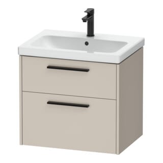 Duravit Waschtischunterschrank D-Code 63,4x55,5x46cm, 2 L, S, Tau ma, Gr. sw