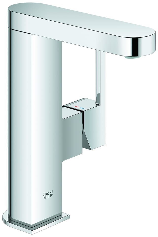 Grohe Waschtisch-Einhebelmischer PLUS 1/2", M, gl Körp, Push-Open-Ablaufg., ch