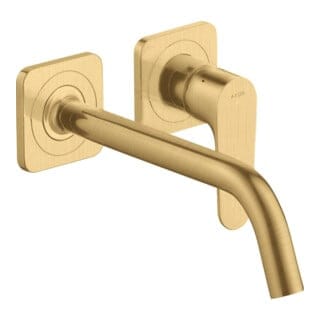 hansgrohe Fertigset Axor Citterio M UP-Waschtisch-Einhebelmischer, A 227mm, m Ros, b gol opt
