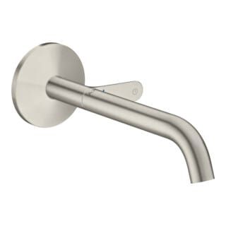 hansgrohe Fertigmontageset Axor One UP-Waschtisch-Einhebelmischer, Ausl. 220mm, Edelstahl Finish