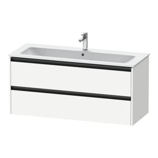 Duravit Waschtischunterschrank Ketho.2 121x48cm, we. ma, 2 Schub., wandhängend