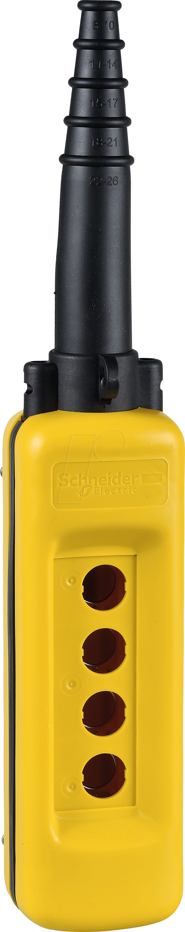 Schneider Electric Leergehäuse 4 Befehlsstellen XACA04