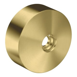 hansgrohe Verlängerungsrosette d= 80mm, aus Metall, brushed brass