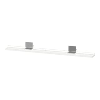 Duravit Spiegel-Ablage Sivida 125x65x3,6mm, we. hgl, montiert, chrom