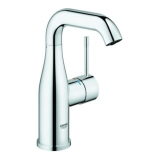 Grohe Waschtisch-Einhebelmischer Essence 1/2", M, gl. Körp, Push-op Abl.garn, ch