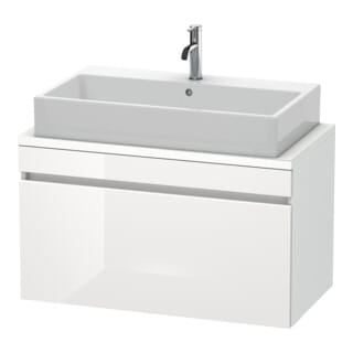 Duravit Waschtischunterschrank Com DuraStyle 90x47,8cm, w hgl/we ma, f Kons, 1 Ausz.