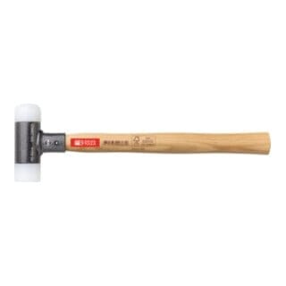 PB Swiss Tools Rückschlagfreier Hammer, mit Nylon-Einsätzen, Hickory-Stiel, 22 mm