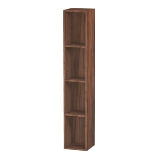 Duravit Regalelement L-Cube 18x18x100cm, 4 Fäch., vert, Nussb natur