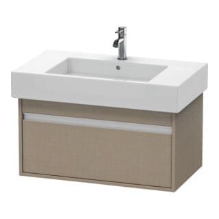 Duravit Waschtischunterschrank Ketho 80x45,5cm, leinen, 1 Auszug, wandhängend