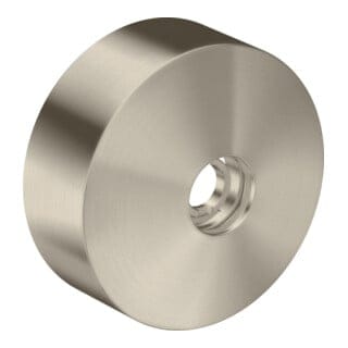 hansgrohe Verlängerungsrosette d= 80mm, aus Metall, brushed nickel