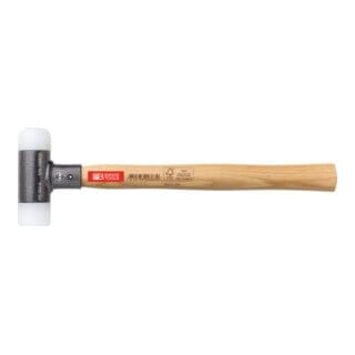 PB Swiss Tools Rückschlagfreier Hammer, mit Nylon-Einsätzen, Hickory-Stiel, 35 mm