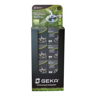 GEKA 3-Arm Kreisregner im Verkaufsdisplay 24 x 17.0005.9