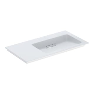 Geberit Möbelwaschtisch One 90x48cm, o Ü, w K-Tect/Bl we., o. Hahnl.